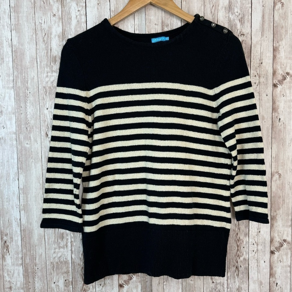 J. McLaughlin striped sweater Size Medium